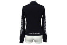 Load image into Gallery viewer, CHROME HEARTS クロムハーツ ダガージップアップ カットソー フローラルプリント ネイビー コットン サイズS 美品 中古 60743