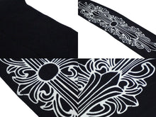 Load image into Gallery viewer, CHROME HEARTS クロムハーツ ダガージップアップ カットソー フローラルプリント ネイビー コットン サイズS 美品 中古 60743