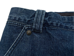 CHROME HEARTS クロムハーツ ショートパンツ Denim Carpenter Shorts デニムカーペンターショーツ サイズ36 美品 中古 60744