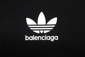 極美品 BALENCIAGA バレンシアガ 長袖Ｔシャツ 23SS ロゴ スリーライン アディダスコラボ サイズ4 728789 TNVA6 8482 中古 60753