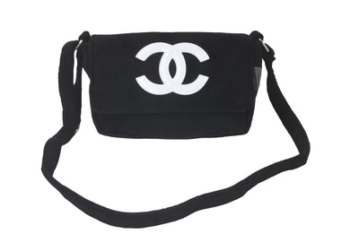 極美品 CHANEL シャネル ショルダーバッグ ココマーク パイル ブラック シルバー金具 中古 60760