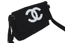 Load image into Gallery viewer, 極美品 CHANEL シャネル ショルダーバッグ ココマーク パイル ブラック シルバー金具 中古 60760