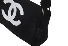 Load image into Gallery viewer, 極美品 CHANEL シャネル ショルダーバッグ ココマーク パイル ブラック シルバー金具 中古 60760