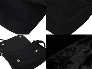 極美品 CHANEL シャネル ショルダーバッグ ココマーク パイル ブラック シルバー金具 中古 60760