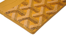 Load image into Gallery viewer, 極美品 GOYARD ゴヤール サン シュルピス カードケース ヘリンボーン ゴヤールディンキャンバス ヴォーゼルカーフスキン 中古 60763