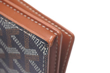 Load image into Gallery viewer, GOYARD ゴヤール マルゼルブ カードケース ヘリンボーン柄 ゴヤールディンキャンバス ヴォーゼルカーフスキン 美品 中古 60765