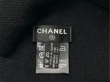 Load image into Gallery viewer, CHANEL シャネル ニットキャップ ニット帽 ココマーク 21AW ウール カシミヤ ブラック21AW 美品 中古 60781