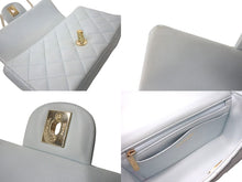 Load image into Gallery viewer, CHANEL シャネル ショルダーバッグ マトラッセ トップハンドル ミニフラップバッグ AS2431 ゴールド金具 美品 中古 60805
