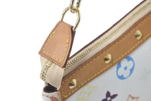 Load image into Gallery viewer, LOUIS VUITTON ルイヴィトン 村上隆 ホワイト ポシェットアクセソワール マルチカラー M92649 美品 中古 60813