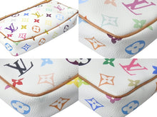 Load image into Gallery viewer, LOUIS VUITTON ルイヴィトン 村上隆 ホワイト ポシェットアクセソワール マルチカラー M92649 美品 中古 60813