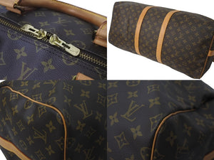 LOUIS VUITTON ルイヴィトン モノグラム キーポルバンドリエール55 ボストンバッグ ブラウン M41414 旅行バッグ 良品 中古 60820