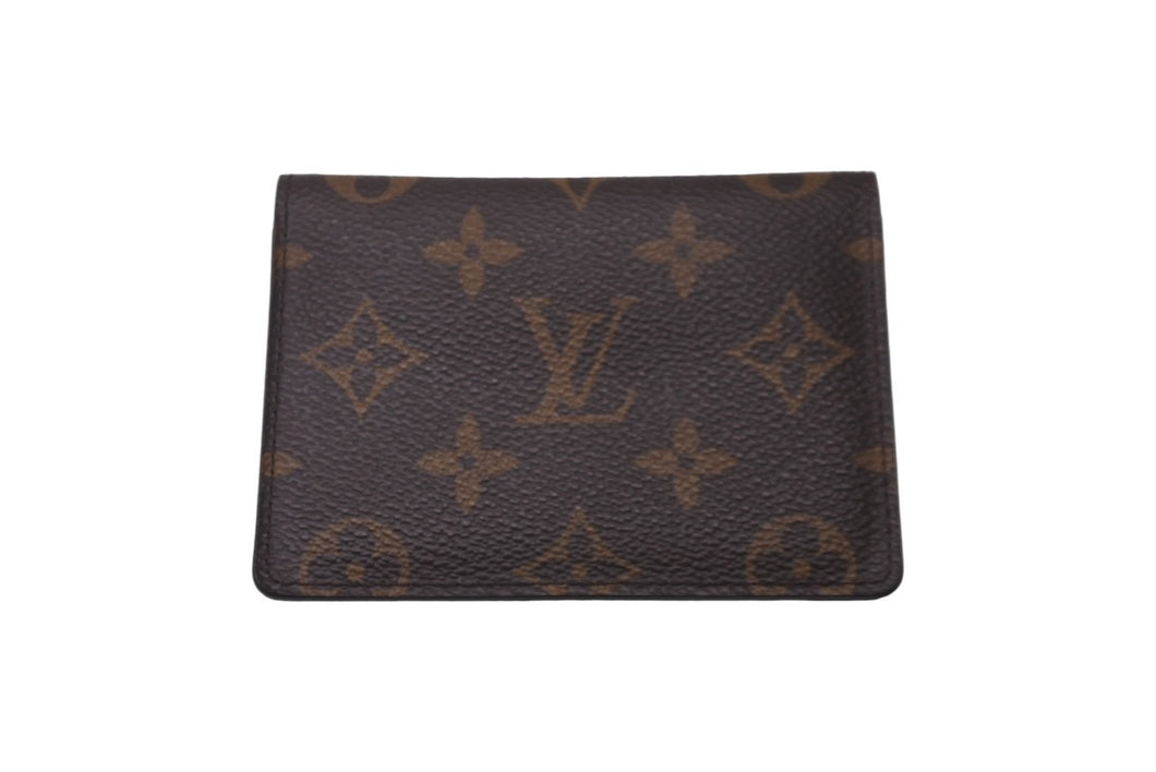 LOUIS VUITTON ルイ ヴィトン カードケース パスケース ポルトクレ ヴェルティカル M60533 モノグラム ブラウン 美品 中古 60839