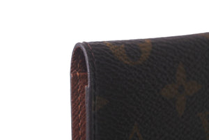 LOUIS VUITTON ルイ ヴィトン カードケース パスケース ポルトクレ ヴェルティカル M60533 モノグラム ブラウン 美品 中古 60839