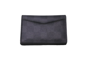 LOUIS VUITTON ルイ ヴィトン カードケース オーガナイザー ドゥ ポッシュ N63143 ダミエグラフィット ブラック 美品 中古 60841