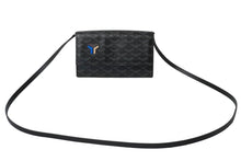 Load image into Gallery viewer, GOYARD ゴヤール 長財布 ヴァレンヌ ポーチウォレット 限定色 VAREN3 ジェットブラック シルバー金具 美品 中古 60848