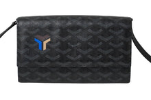 Load image into Gallery viewer, GOYARD ゴヤール 長財布 ヴァレンヌ ポーチウォレット 限定色 VAREN3 ジェットブラック シルバー金具 美品 中古 60848