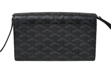Load image into Gallery viewer, GOYARD ゴヤール 長財布 ヴァレンヌ ポーチウォレット 限定色 VAREN3 ジェットブラック シルバー金具 美品 中古 60848