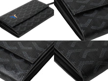 Load image into Gallery viewer, GOYARD ゴヤール 長財布 ヴァレンヌ ポーチウォレット 限定色 VAREN3 ジェットブラック シルバー金具 美品 中古 60848
