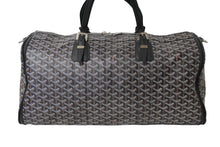 画像をギャラリービューアに読み込む, 極美品 GOYARD ゴヤール クロワジュール50 ボストンバッグ ヘリンボーン PVC コーティングキャンバス ブラック 中古 60850