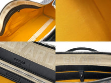 画像をギャラリービューアに読み込む, 極美品 GOYARD ゴヤール クロワジュール50 ボストンバッグ ヘリンボーン PVC コーティングキャンバス ブラック 中古 60850