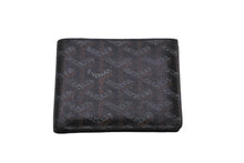 Load image into Gallery viewer, GOYARD ゴヤール 二つ折り財布 サン フロランタン ヘリンボーン STFLO2PMLTY01CL01P ブラック シルバー金具 良品 中古 60856
