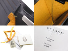 Load image into Gallery viewer, GOYARD ゴヤール 二つ折り財布 サン フロランタン ヘリンボーン STFLO2PMLTY01CL01P ブラック シルバー金具 良品 中古 60856
