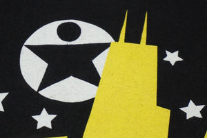 Kanye West カニエウェスト 2003 IS FOR THE KIDS半袖Ｔシャツ FTKボディ ブラック イエロー サイズXL 美品 中古 60858