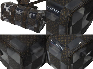 極美品 LOUIS VUITTON ルイ ヴィトン ハンドバッグ キーポル バンドリエール 25 モノグラム チェス 22AW M20872 中古 60869