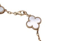 Load image into Gallery viewer, ヴァンクリーフ&amp;アーペル ヴィンテージ アルハンブラ ブレスレット 5モチーフ 750YG シェル 美品 中古 60872