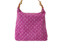 Load image into Gallery viewer, LOUIS VUITTON ルイヴィトン ハンドバッグ ワンショルダー バギーGM モノグラムデニム M95210 ピンク ゴールド金具 美品 中古 60874