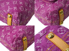 Load image into Gallery viewer, LOUIS VUITTON ルイヴィトン ハンドバッグ ワンショルダー バギーGM モノグラムデニム M95210 ピンク ゴールド金具 美品 中古 60874