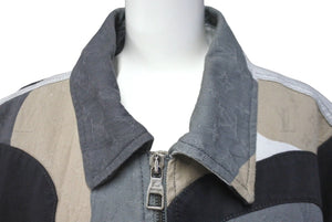 極美品 LOUIS VUITTON ルイヴィトン パッチワーク デニムジャケット KID SUPER サイズ52 コットン HPA87WCKL 中古 60889