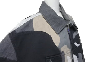 極美品 LOUIS VUITTON ルイヴィトン パッチワーク デニムジャケット KID SUPER サイズ52 コットン HPA87WCKL 中古 60889