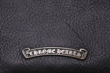 Load image into Gallery viewer, CHROME HEARTS クロムハーツ 二つ折り財布 ジョーイ ブラック ヘビーレザー 牛革 シルバ−925 ブラック 美品 中古 60930