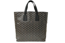 Load image into Gallery viewer, GOYARD ゴヤール トートバッグ サックヴォルテール ブラック ブラウン PVCコーティングキャンバス レザー 美品 中古 60947