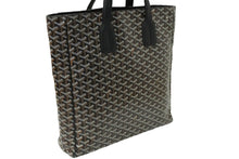 Load image into Gallery viewer, GOYARD ゴヤール トートバッグ サックヴォルテール ブラック ブラウン PVCコーティングキャンバス レザー 美品 中古 60947