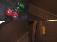 Load image into Gallery viewer, LOUIS VUITTON ルイヴィトン ポシェット アクセソワール ブラウン モノグラム チェリー 村上隆 M95008 美品 中古 60950
