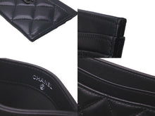 Load image into Gallery viewer, 極美品 CHANEL シャネル ココマーク カードケース 31番台 ラムスキン ソーブラック 中古 60951
