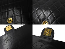 Load image into Gallery viewer, CHANEL シャネル マトラッセ チェーンショルダーバッグ ココマーク 5番台 プッシュロック ブラック ラムスキン ゴールド金具 美品 中古 60963