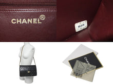 Load image into Gallery viewer, CHANEL シャネル マトラッセ チェーンショルダーバッグ ココマーク 5番台 プッシュロック ブラック ラムスキン ゴールド金具 美品 中古 60963