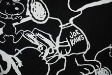 Load image into Gallery viewer, 新品未使用品 KAWS×UNIQLO カウズ×ユニクロ トートバッグ ピーナッツ 401707 コットン ブラック シルバー金具 中古 60966