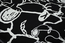 Load image into Gallery viewer, 新品未使用品 KAWS×UNIQLO カウズ×ユニクロ トートバッグ ピーナッツ 401707 コットン ブラック シルバー金具 中古 60966