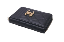 Load image into Gallery viewer, CHANEL シャネル ジップカードコインケース ココマーク AP2966 シャイニーグレインドカーフスキン ゴールド金具 美品 中古 60975