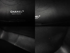 極美品 CHANEL シャネル チェーンショルダーバッグ マトラッセ30 Wフラップ A58600 ソーブラック ランダムシリアル 中古 60978