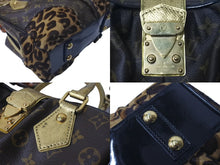Load image into Gallery viewer, LOUIS VUITTON ルイヴィトン ハンドバッグ レオパードアデル モノグラムキャンバス M95284 ゴールド金具 美品 中古 60982