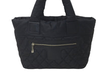 Load image into Gallery viewer, CHANEL シャネル コココクーン マトラッセ ハンドバッグ A48610 19番台 ナイロン ブラック シルバー金具 美品 中古 60986