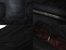 Load image into Gallery viewer, CHANEL シャネル コココクーン マトラッセ ハンドバッグ A48610 19番台 ナイロン ブラック シルバー金具 美品 中古 60986