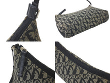 Load image into Gallery viewer, Christian Dior クリスチャンディオール ハンドバッグ トロッター キャンバス ベージュ ブラック シルバー金具 良品 中古 60995