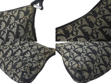 Load image into Gallery viewer, Christian Dior クリスチャンディオール ハンドバッグ トロッター キャンバス ベージュ ブラック シルバー金具 良品 中古 60995