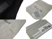 Load image into Gallery viewer, Christian Dior クリスチャンディオール ハンドバッグ トロッター キャンバス ベージュ ブラック シルバー金具 良品 中古 60995